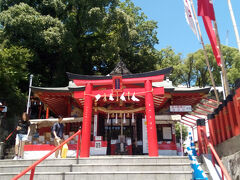 熊本城稲荷神社を５分だけ観光し