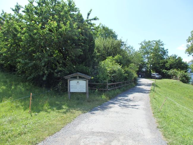 すると看板が見えてきました。