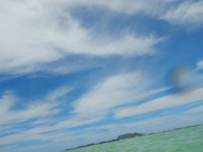 晴れているので景色も綺麗(^-^)