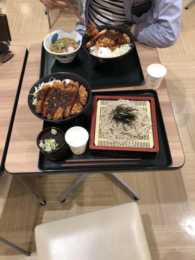 味噌カツどんと更科そばセット♪