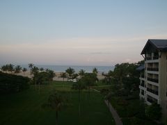 シャングリララサリラ スパ＆リゾートホテルの
部屋からの眺め。
天気は良さそうです。