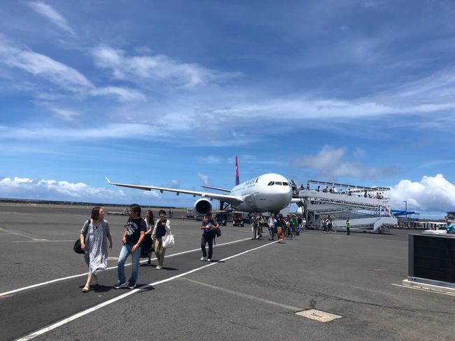 ハワイ島 大自然満喫!ウミガメに遭えるビーチ のどかなコナ空港 混雑がない島