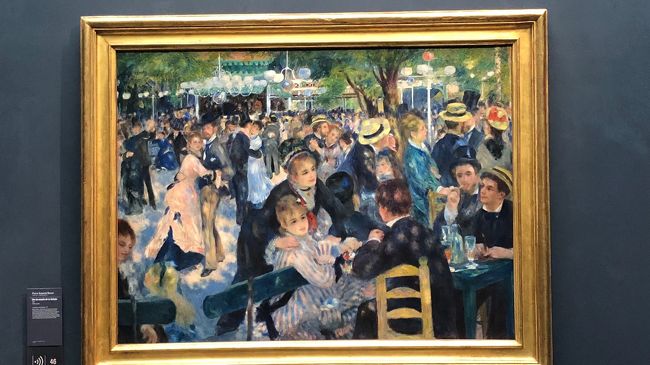 かの有名なルノワールのムーランドラギャレットの舞踏会…<br />ルノワール 35歳のときの作品です。<br /><br />年齢に関係なく活躍できる素地があるっていいことですね。