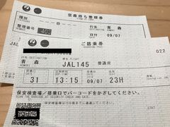 混雑したモノレールに乗って羽田空港へとやってきました。京浜急行が神奈川新町駅付近で起きた踏切事故で三日間も不通になっていて、空港線もダイヤが乱れているので京急ユーザーが流れてきたんですね。

チェッインしましたが、事前に座席指定してなかったので通路側になってしまいました。。
それからクラスＪへのアップグレードの申請もしたのですが、ステイタスすら持ってない私に回ってくる可能性は限りなくゼロです。