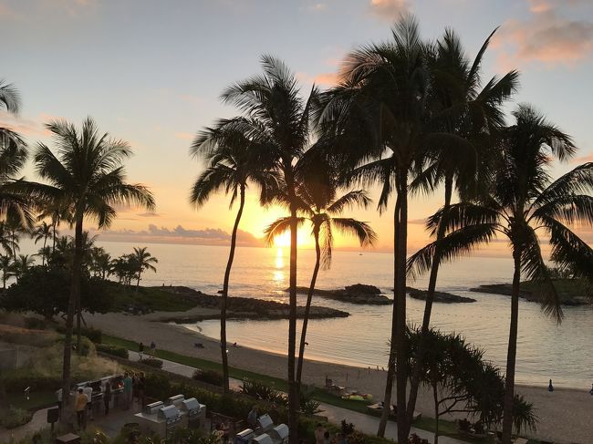 レンタカーでホテルまで来ました。今回はマリオットにお世話になりました。部屋からの眺望。