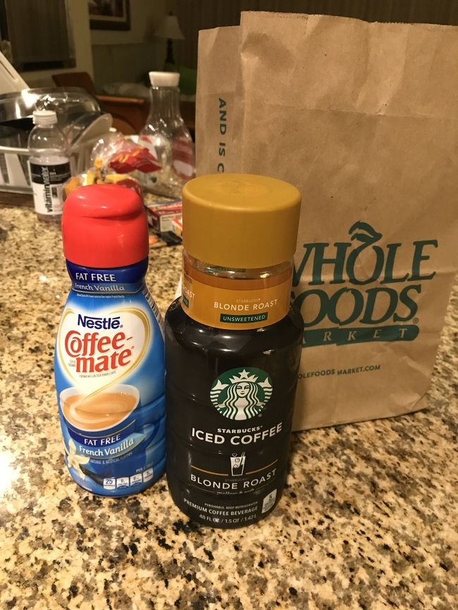 コンドミニアムなので多少自炊ができるように色々買い込みました。