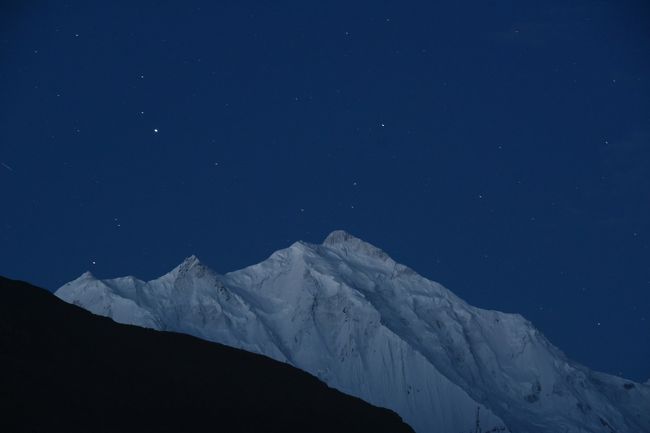 NO23　(8/12 　4:20)<br />※夜明け前の「ラカボシ」の夜空。この時刻、かろうじて未だ星が見えた。