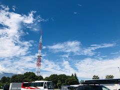 東京は雨だったけど双葉SA来たらこれな。