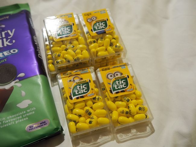 このtictac、ミニオンの顔になってるんです！！<br />可愛くて一目ぼれ。