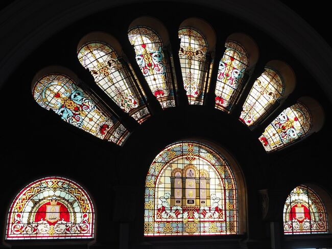 ステンドグラスも<br /><br />このあとホテルに戻って休憩です