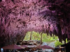斎場御嶽を後にし訪れたのはガンガラーの谷。
ここはカフェになっており洞窟の中でお茶を飲めます。