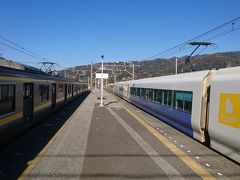 秋葉原から特急の「さざなみ」に乗って保田駅にやって来ました。