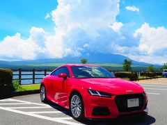 山中湖畔

「長池親水公園」駐車場
人気の富士山撮影スポットなのですが、残念！