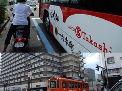 　松山には、海岸線を通っていくことにします。
　約50キロの行程
　そろそろ松山市中心部に入ってきましたね。（12時30分）
　このまま奥道後まで行きます。