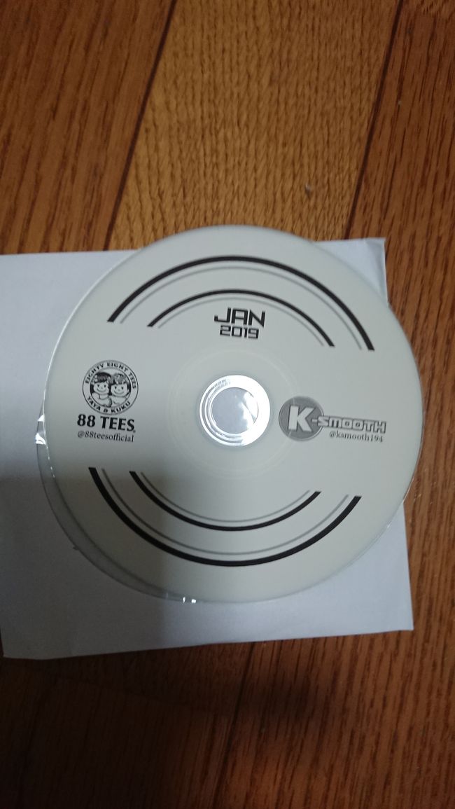 こちらも88teesで貰ったo(^o^)o明日は買い物、絶対します！