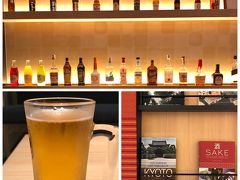 ホテルチェックイン→サービスのビールで休憩→三条通へ
