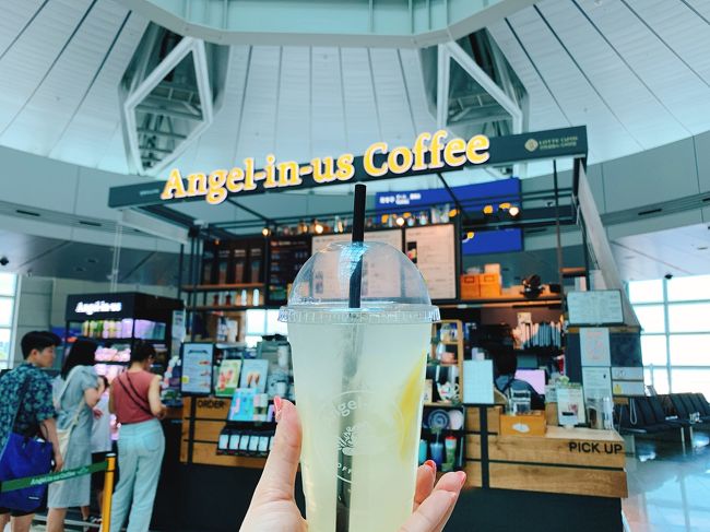 仁川空港出発の時にはエードを飲むと決めてる。<br />これはデコポン！