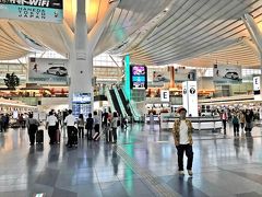 フライトはNH961、羽田09:05発－北京12:10着。

「2時間前に各自で出国手続きを済ませご搭乗頂き、
　北京到着後は入国手続きを済ませた到着ロビーで
　現地係員がお待ちしています」

という事でしたので、6時発のリムジンバスで空港に向かい、6時45分に国際線ターミナルに到着しました。

以前上海に行った時、WI-FIがつながらずに長女がタクシーにボラれた経験を活かし、「中国スペシャル」というSNSやLINEのつながるWI-FIをレンタルしました。
