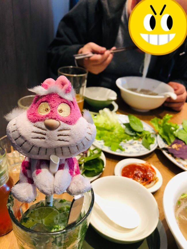 相棒も大喜びだ！モヒートから離れない。