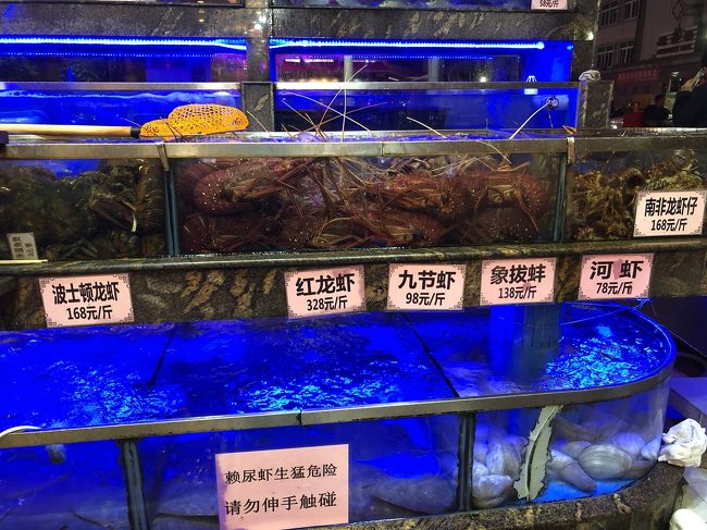 エビが大きい。私は小さめのシャコをお願いした。