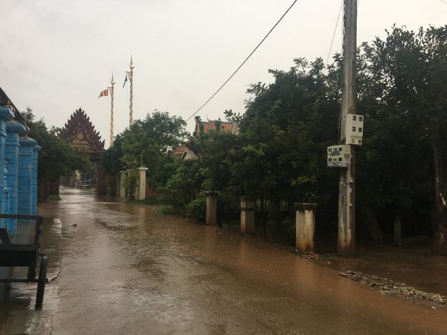 雨季らしく雨