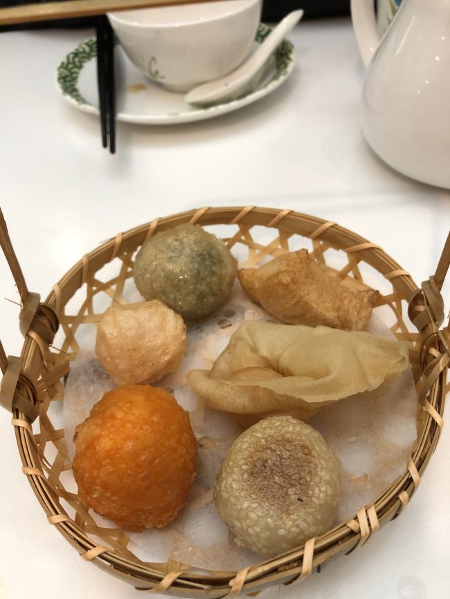 可愛らしい点心の盛り合わせ