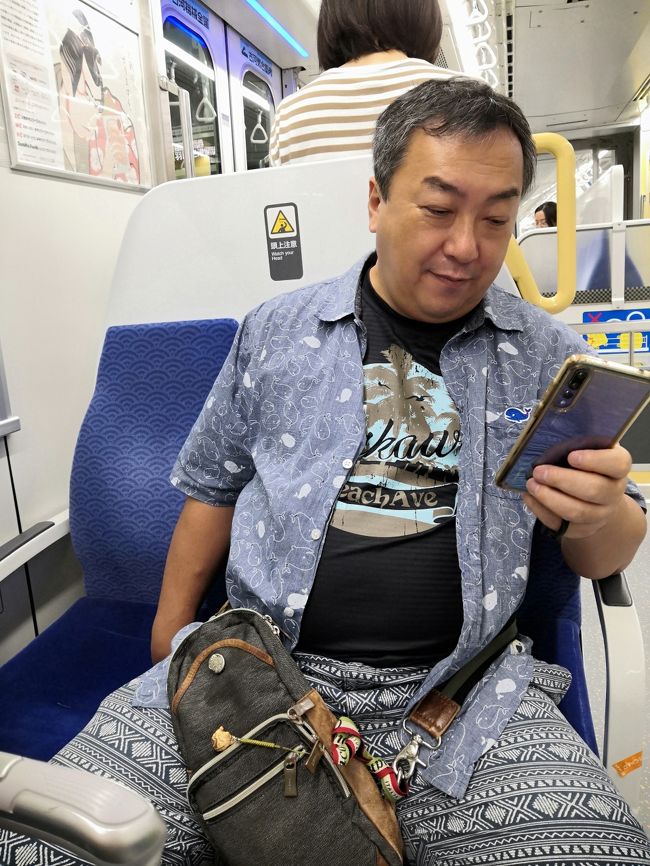 駆け足でしたが、<br />運よく「快速」に乗車することができました。<br />