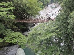 道すがらでも、かずら橋が見えた。

そうそう、この橋も超～怖かったっけ・・・