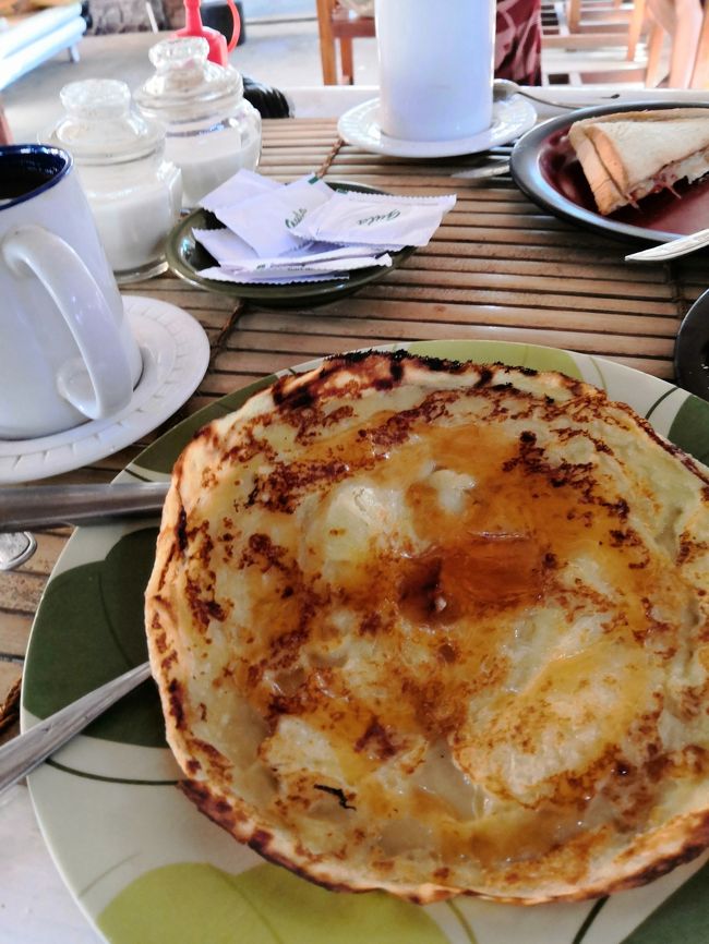 パイナップルパンケーキにしてみました。<br />