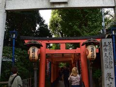 花園稲荷神社

京都の伏見稲荷の超縮小版のように赤い鳥居が並んでいるためか、外国人観光客に大人気でした。