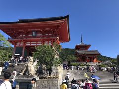 来ました。清水寺！

でも今回は入りません。笑
人多いし、階段キツイしね。 笑