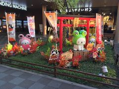 帰りも守谷サービスエリアで休憩です。(上り線)
守犬神社もハロウィンバージョンになっていて華やかです。