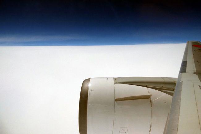 雲上の飛行です