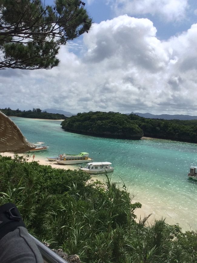 海の色がキレイ♫