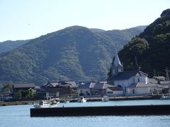 熊本空港から3時間、ほとんど運転し通しで崎津集落に到着。
潜伏キリシタン関連遺産群として世界遺産に昨年指定されました。