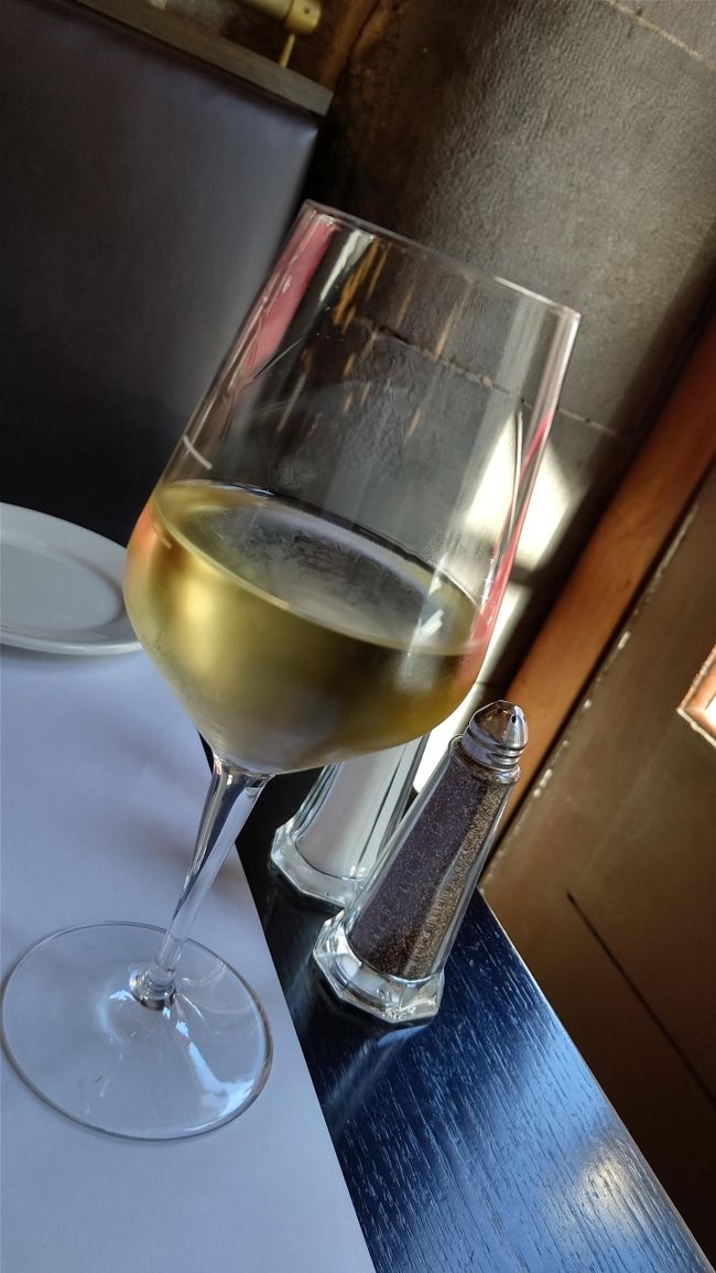 白ワインを頂きました。