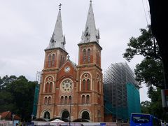ホーチミンの代表的な観光スポットの一つ「サイゴン大教会」。