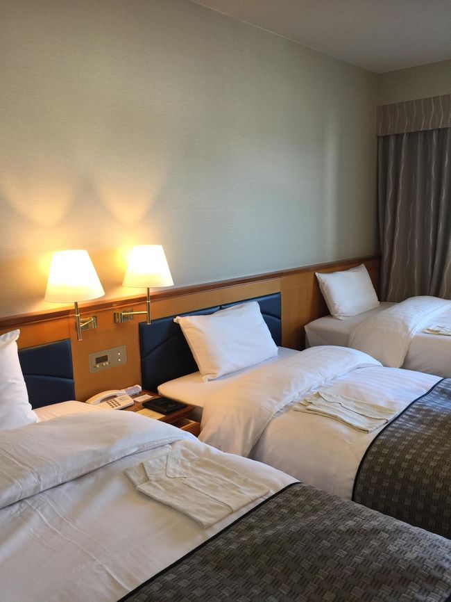 何度もSAで休憩して、午後3時頃にすんなりお部屋へチェックイン<br />