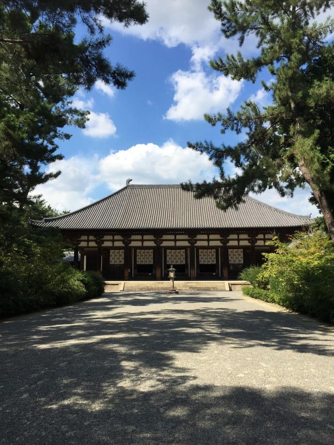 帰り際、静かに時が流れる唐招提寺にお別れして・・