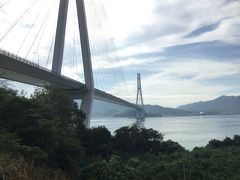 橋の向こうは愛媛県ですが渡らず今回の旅は広島県内の島までにしました
レモン谷から見る多々良大橋は絶景です