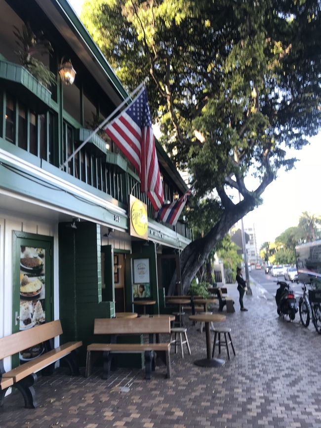 エッグスンシングスへも行きました<br />有名どころ♩サラトガロードのお店です