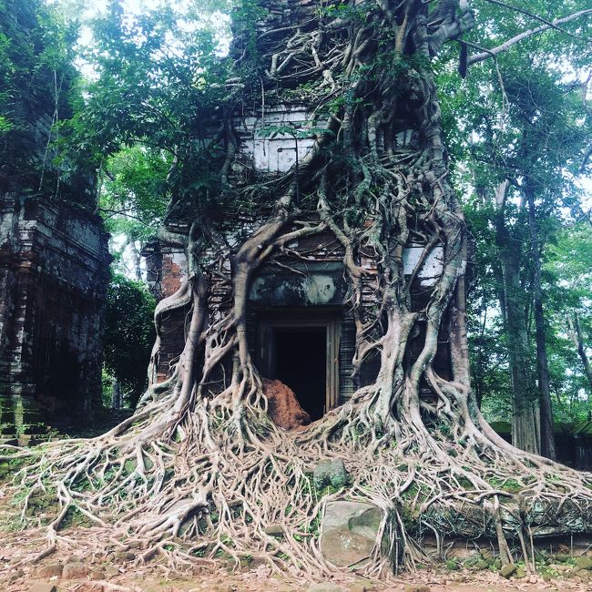 コーケー遺跡群のプラサットプラム寺院です。