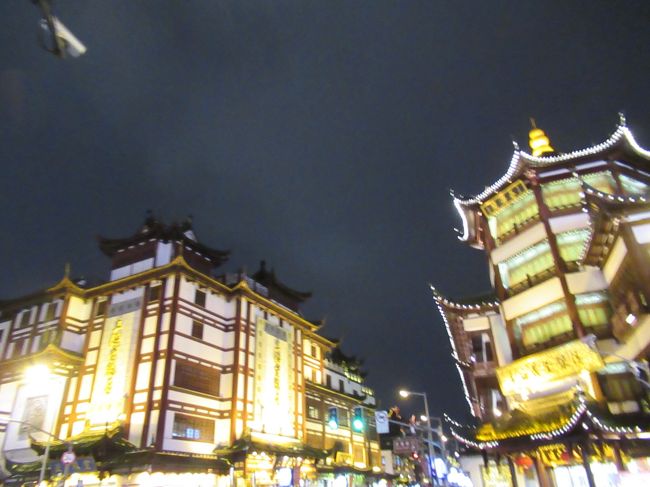 豫園に来ました。<br /><br />駅から１０分くらい歩きます。<br />途中からもう綺麗。