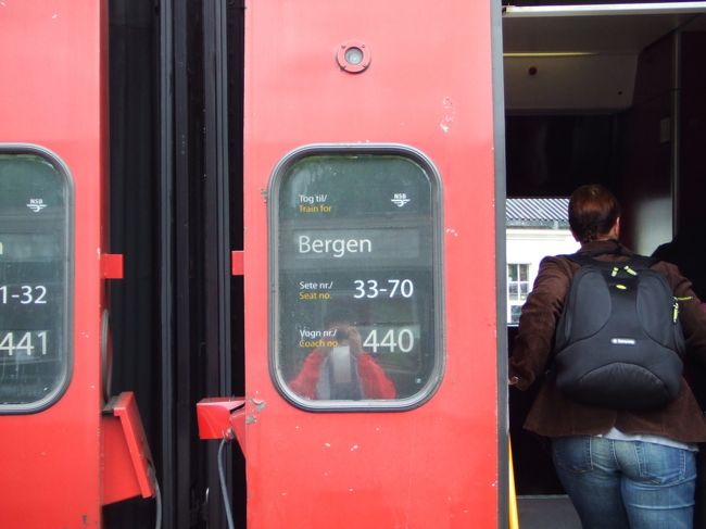 乗り換えてベルゲンまであと少し。