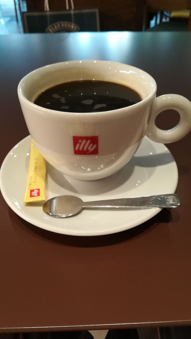 田子坊を見終わりすぐそばにillyがあったのでコーヒーをいただきました。<br />