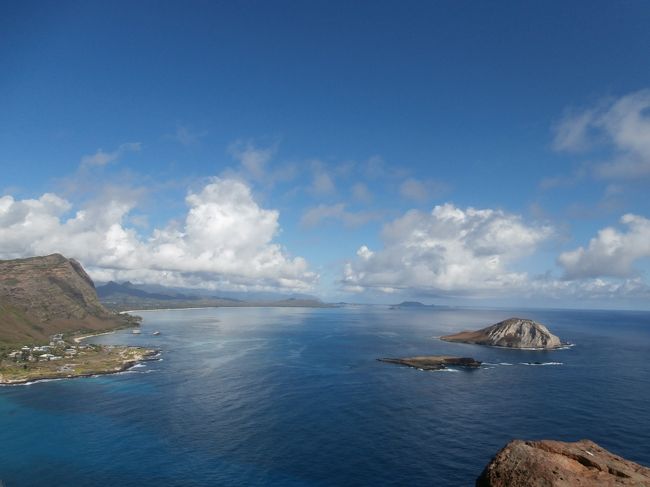 頂上に到着♪<br />往復1時間～1時間半のトレッキングを楽しみました！