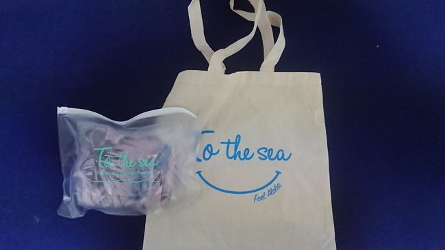 水着もちゃんと、ジッパー付きの袋に入れてくれますo(^o^)o