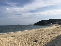 篠島海水浴場、ここも夏場は人でごった返しているんだろうな