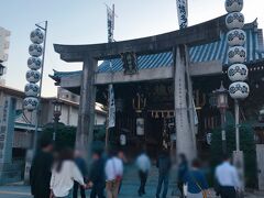 　最後の見学場所は「櫛田神社」です。