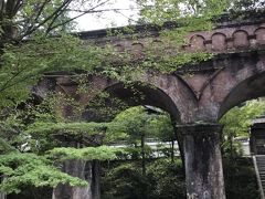 南禅寺奥の琵琶湖疎水が流れる水路閣を久しぶりに見学見学